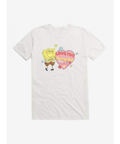 Limited Time Special SpongeBob SquarePants Love You More Than T-Shirt $7.65 T-Shirts