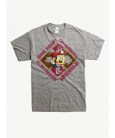 Festival Price SpongeBob SquarePants Sand Mount Campgrounds T-Shirt $7.46 T-Shirts