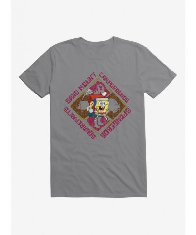 Festival Price SpongeBob SquarePants Sand Mount Campgrounds T-Shirt $7.46 T-Shirts