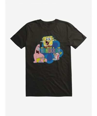 Absolute Discount SpongeBob SquarePants Hanukkah Trio T-Shirt $6.50 T-Shirts