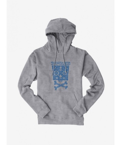 Absolute Discount SpongeBob SquarePants Skulls And Bones SpongeBob Hoodie $12.21 Hoodies