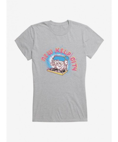 Premium SpongeBob SquarePants New Kelp City DJ Sponge Girls T-Shirt $6.77 T-Shirts