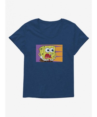 Sale Item SpongeBob SquarePants Screaming Girls T-Shirt Plus Size $8.61 T-Shirts