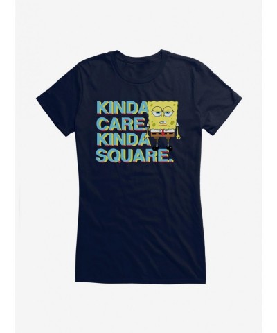 Pre-sale SpongeBob SquarePants Kinda Square Girls T-Shirt $6.97 T-Shirts