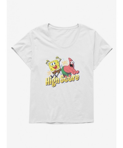 Best Deal SpongeBob SquarePants High Score Girls T-Shirt Plus Size $8.37 T-Shirts