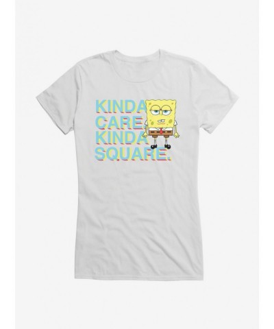 Pre-sale SpongeBob SquarePants Kinda Square Girls T-Shirt $6.97 T-Shirts