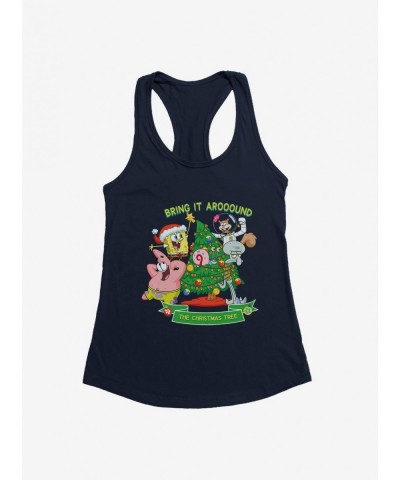 Bestselling SpongeBob SquarePants Around The Christmas Tree Girls Tank $8.96 Tanks