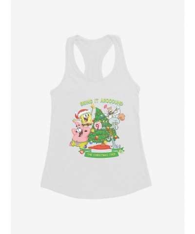 Bestselling SpongeBob SquarePants Around The Christmas Tree Girls Tank $8.96 Tanks