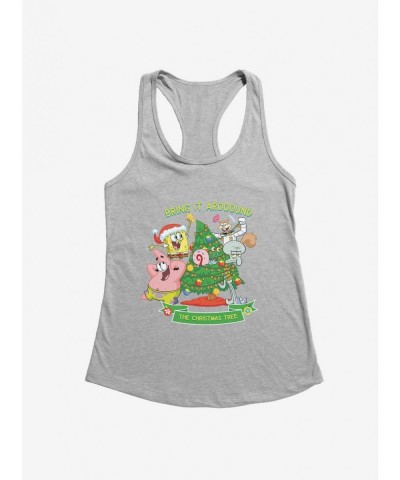 Bestselling SpongeBob SquarePants Around The Christmas Tree Girls Tank $8.96 Tanks