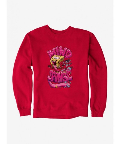 Flash Deal SpongeBob SquarePants Mind Like A Sponge Sweatshirt $8.86 Sweatshirts