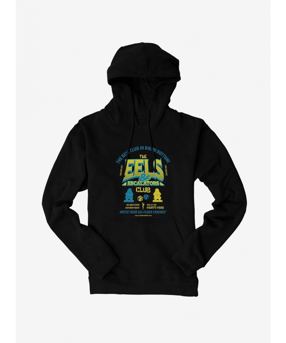 Discount SpongeBob SquarePants The Eels & Escalators Club Hoodie $11.14 Hoodies