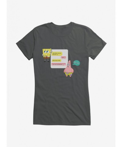 Special SpongeBob SquarePants Can't See My Forehead Girls T-Shirt $6.97 T-Shirts