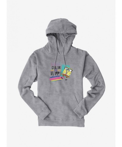 Pre-sale SpongeBob SquarePants Color Me Happy Hoodie $16.52 Hoodies