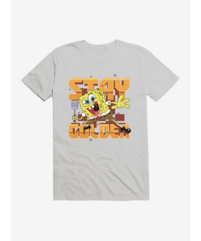 Limited-time Offer SpongeBob SquarePants Stay Golden T-Shirt $6.69 T-Shirts