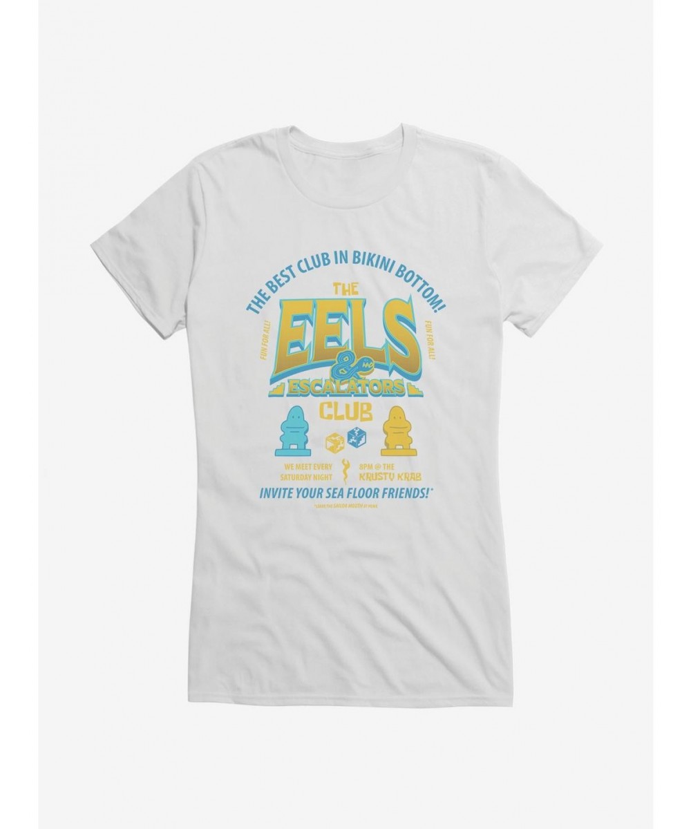 Absolute Discount SpongeBob SquarePants The Eels & Escalators Club Girls T-Shirt $6.18 T-Shirts