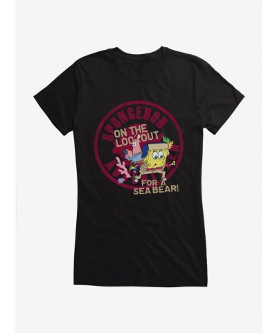 Unique SpongeBob SquarePants Looking For A Seabear Girls T-Shirt $8.17 T-Shirts