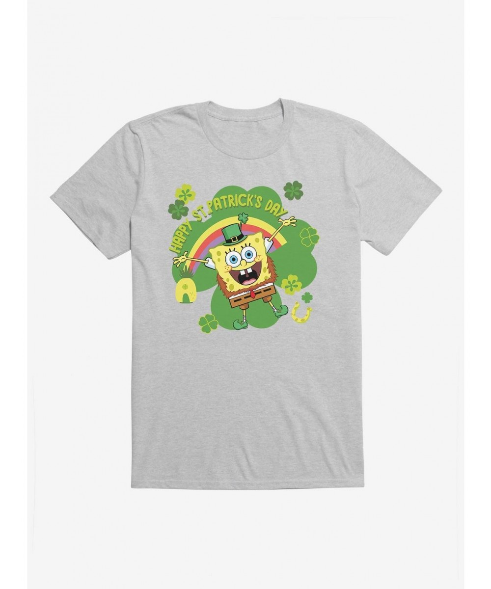 Limited-time Offer SpongeBob SquarePants Happy St. Patrick's Day T-Shirt $8.22 T-Shirts