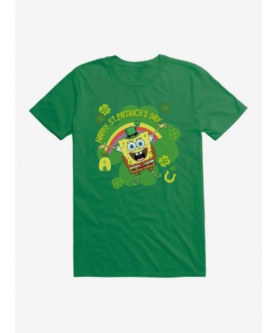 Limited-time Offer SpongeBob SquarePants Happy St. Patrick's Day T-Shirt $8.22 T-Shirts