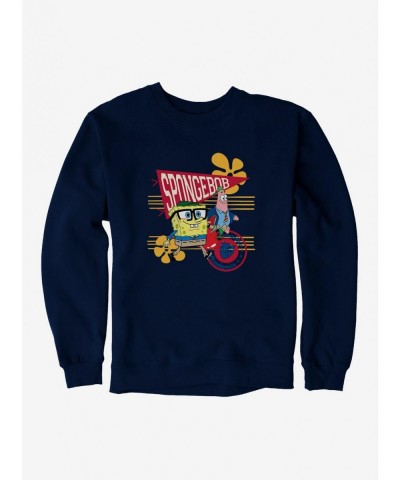 Huge Discount SpongeBob SquarePants Academic Stroll Sweatshirt $12.40 Sweatshirts