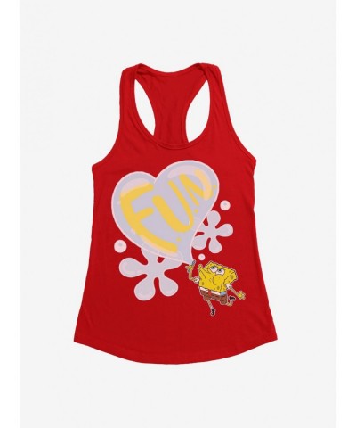 Pre-sale SpongeBob SquarePants Fun Bubble Girls Tank $6.57 Tanks