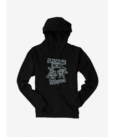 Huge Discount SpongeBob SquarePants Punk Band Hoodie $17.60 Hoodies