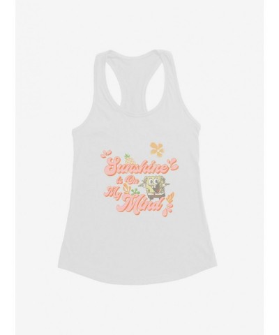 Huge Discount SpongeBob SquarePants Sunshine Is On My Mind Girls Tank $6.18 Tanks