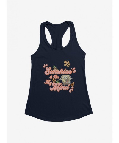 Huge Discount SpongeBob SquarePants Sunshine Is On My Mind Girls Tank $6.18 Tanks