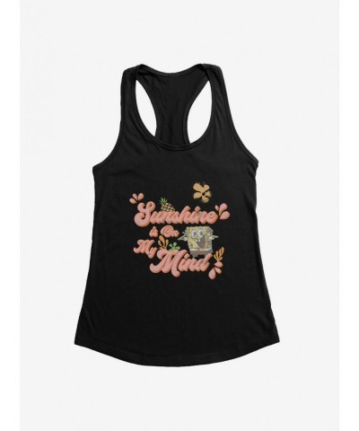 Huge Discount SpongeBob SquarePants Sunshine Is On My Mind Girls Tank $6.18 Tanks