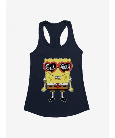 Premium SpongeBob SquarePants Get Happy Girls Tank $8.37 Tanks