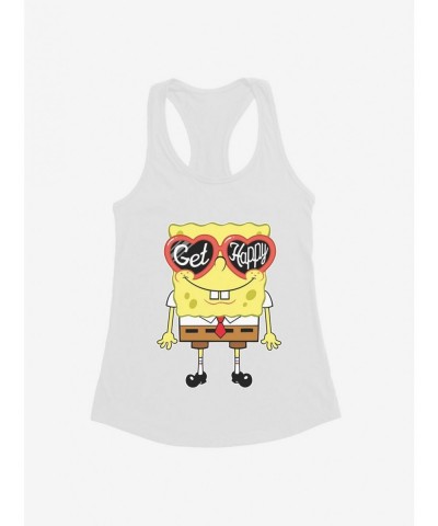 Premium SpongeBob SquarePants Get Happy Girls Tank $8.37 Tanks