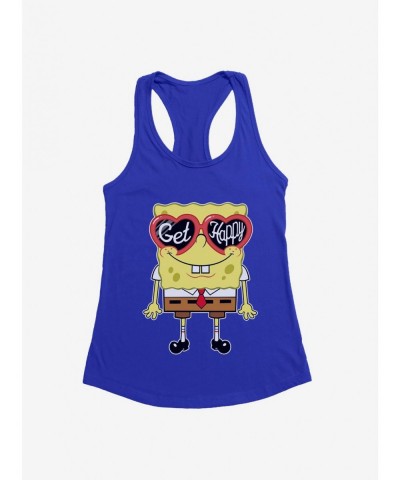 Premium SpongeBob SquarePants Get Happy Girls Tank $8.37 Tanks