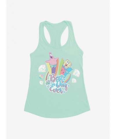 Best Deal SpongeBob SquarePants Best Day Ever Diamonds Girls Tank $6.37 Tanks