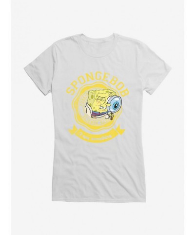 Clearance SpongeBob SquarePants I Spy Something Girls T-Shirt $7.17 T-Shirts