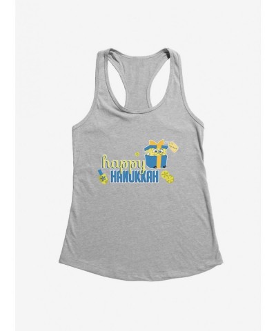 Cheap Sale SpongeBob SquarePants Happy Hanukkah Girls Tank $8.76 Tanks