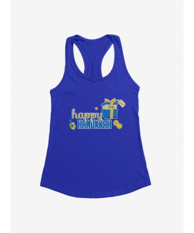 Cheap Sale SpongeBob SquarePants Happy Hanukkah Girls Tank $8.76 Tanks