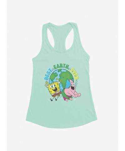 Discount Sale SpongeBob SquarePants Best Earth Duo Ever Girls Tank $9.16 Tanks