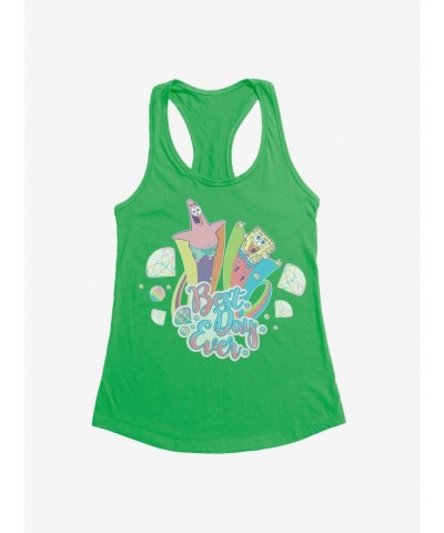 Best Deal SpongeBob SquarePants Best Day Ever Diamonds Girls Tank $6.37 Tanks