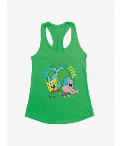 Discount Sale SpongeBob SquarePants Best Earth Duo Ever Girls Tank $9.16 Tanks