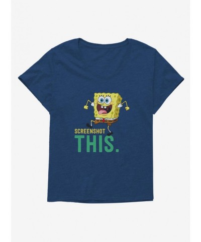 Absolute Discount SpongeBob SquarePants Screenshot This Girls T-Shirt Plus Size $11.48 T-Shirts