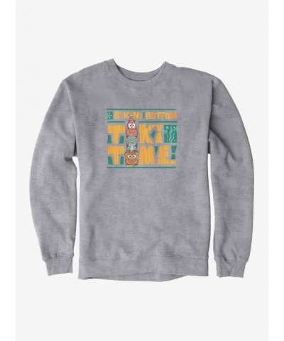 Hot Selling SpongeBob SquarePants Totem Pole Tiki Time Sweatshirt $12.10 Sweatshirts