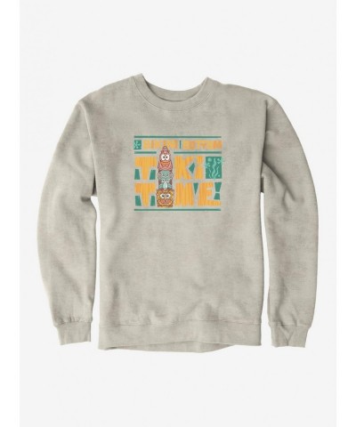 Hot Selling SpongeBob SquarePants Totem Pole Tiki Time Sweatshirt $12.10 Sweatshirts