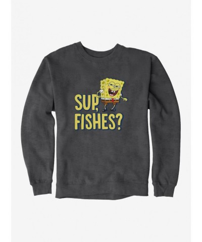 Best Deal SpongeBob SquarePants Sup Fishes Sweatshirt $9.45 Sweatshirts