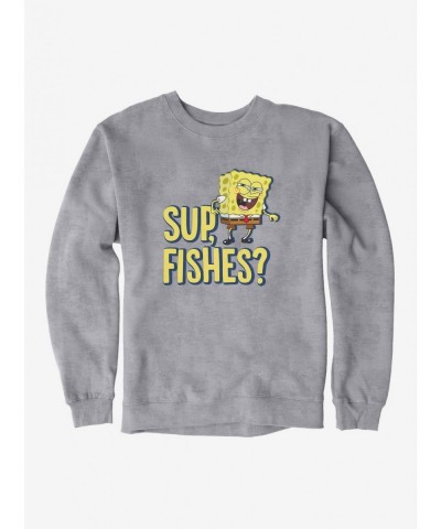 Best Deal SpongeBob SquarePants Sup Fishes Sweatshirt $9.45 Sweatshirts