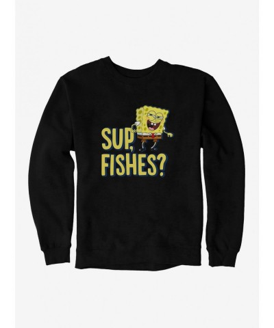 Best Deal SpongeBob SquarePants Sup Fishes Sweatshirt $9.45 Sweatshirts