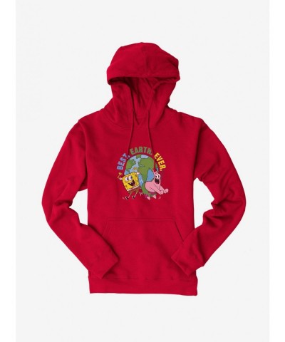 Seasonal Sale SpongeBob SquarePants Best Earth Duo Ever Hoodie $11.14 Hoodies