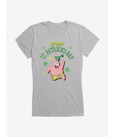 Flash Sale SpongeBob SquarePants Happy Saint Patrick's Day Hat Girls T-Shirt $9.36 T-Shirts