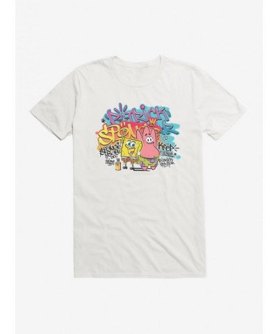 Crazy Deals SpongeBob SquarePants Hip Hop Duo T-Shirt $9.37 T-Shirts