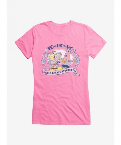 Hot Sale SpongeBob SquarePants Yo Ho Ho Pirate Life Girls T-Shirt $6.18 T-Shirts