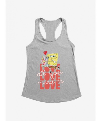 Best Deal SpongeBob SquarePants All You Need Is Love Girls Tank $8.17 Tanks