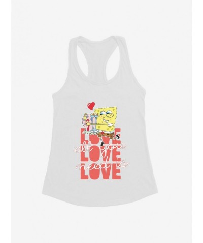 Best Deal SpongeBob SquarePants All You Need Is Love Girls Tank $8.17 Tanks